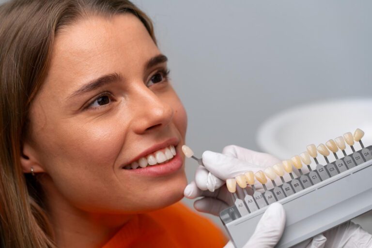 close up dentist instruments showing if do veneers are fake teeth